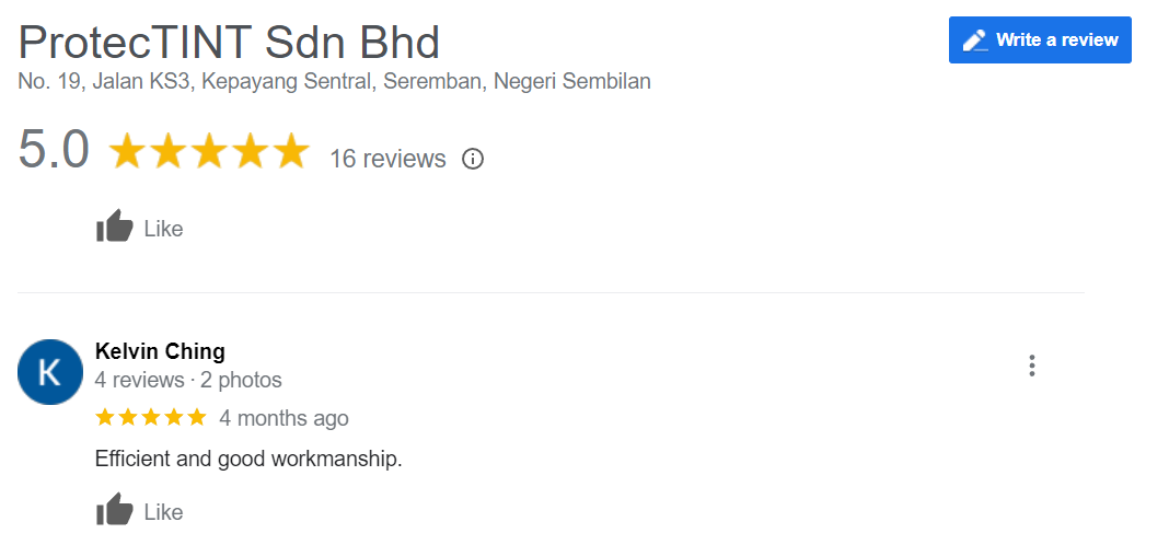 Customer Review - Efficient and good workmanship.